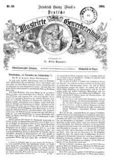 Deutsche Illustrirte Gewerbezeitung, 1863. Jahrg. XXVIII, nr 33.