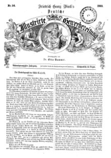 Deutsche Illustrirte Gewerbezeitung, 1863. Jahrg. XXVIII, nr 34.
