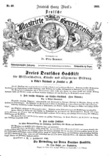 Deutsche Illustrirte Gewerbezeitung, 1863. Jahrg. XXVIII, nr 40.