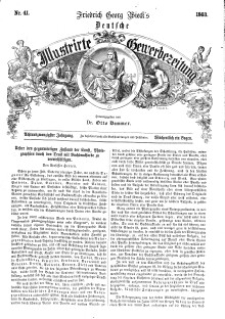 Deutsche Illustrirte Gewerbezeitung, 1863. Jahrg. XXVIII, nr 41.