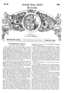 Deutsche Illustrirte Gewerbezeitung, 1863. Jahrg. XXVIII, nr 44.
