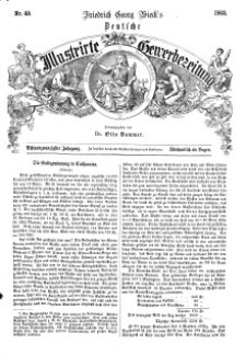 Deutsche Illustrirte Gewerbezeitung, 1863. Jahrg. XXVIII, nr 45.