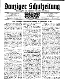 Danziger Schulzeitung, Jg. 12, 1931, Nr 12.