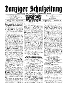 Danziger Schulzeitung, Jg. 12, 1931, Nr 15.