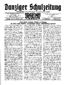 Danziger Schulzeitung, Jg. 12, 1931, Nr 20.