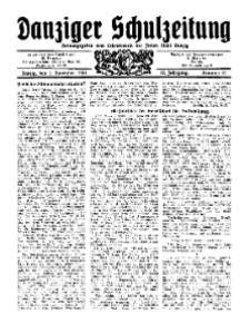 Danziger Schulzeitung, Jg. 12, 1931, Nr 21.