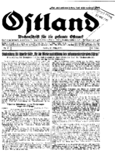 Ostland : Wochenschrift für die gesamte Ostmark, Jg. 11, 1930, Nr 12.