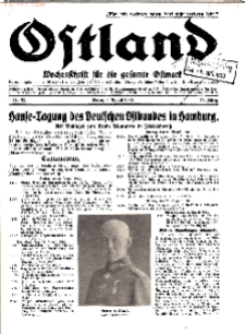 Ostland : Wochenschrift für die gesamte Ostmark, Jg. 11, 1930, Nr 32.