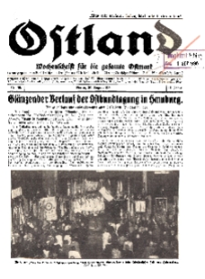 Ostland : Wochenschrift für die gesamte Ostmark, Jg. 11, 1930, Nr 35.