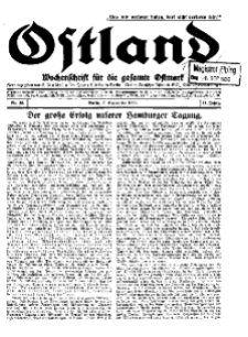 Ostland : Wochenschrift für die gesamte Ostmark, Jg. 11, 1930, Nr 36.
