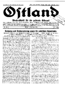 Ostland : Wochenschrift für die gesamte Ostmark, Jg. 11, 1930, Nr 49.