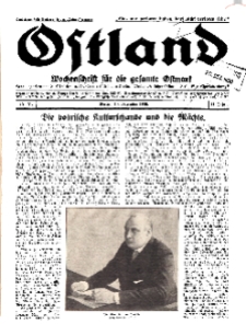 Ostland : Wochenschrift für die gesamte Ostmark, Jg. 11, 1930, Nr 51.