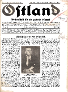 Ostland : Wochenschrift für die gesamte Ostmark, Jg. 12, 1931, Nr 36.