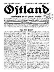 Ostland : Wochenschrift für die gesamte Ostmark, Jg. 12, 1931, Nr 52.