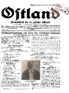 Ostland : Wochenschrift für die gesamte Ostmark, Jg. 10, 1929, Nr 8.