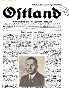Ostland : Wochenschrift für die gesamte Ostmark, Jg. 10, 1929, Nr 36.