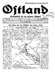 Ostland : Wochenschrift für die gesamte Ostmark, Jg. 10, 1929, Nr 50.