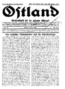 Ostland : Wochenschrift für die gesamte Ostmark, Jg. 13, 1932, Nr 8.