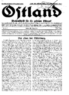 Ostland : Wochenschrift für die gesamte Ostmark, Jg. 13, 1932, Nr 13.