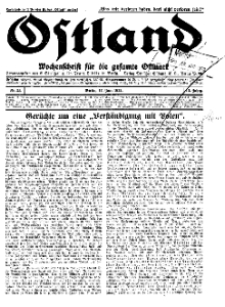 Ostland : Wochenschrift für die gesamte Ostmark, Jg. 13, 1932, Nr 25.