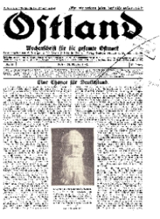 Ostland : Wochenschrift für die gesamte Ostmark, Jg. 13, 1932, Nr 44.