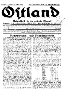Ostland : Wochenschrift für die gesamte Ostmark, Jg. 13, 1932, Nr 48.