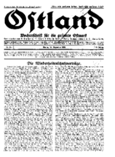 Ostland : Wochenschrift für die gesamte Ostmark, Jg. 13, 1932, Nr 51.