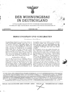 Der Wohnungsbau in Deutschland, Jg. 4, 1944, H. 3/4
