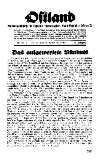 Ostland : Halbmonatsschrift für Ostpolitik, Jg. 17, 1936, Nr 18.