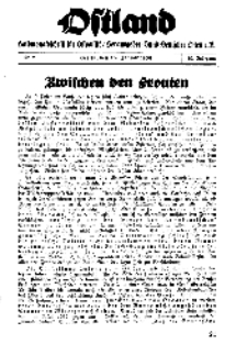 Ostland : Halbmonatsschrift für Ostpolitik, Jg. 19, 1938, Nr 2.