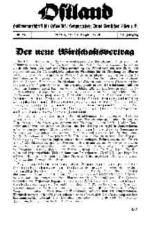 Ostland : Halbmonatsschrift für Ostpolitik, Jg. 19, 1938, Nr 16.