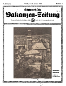Schwartzsche Vokanzen-Zeitung, Jg. 69, 1939, Nr 1