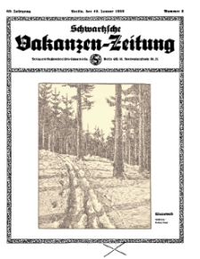 Schwartzsche Vokanzen-Zeitung, Jg. 69, 1939, Nr 3