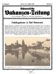 Schwartzsche Vokanzen-Zeitung, Jg. 69, 1939, Nr 9