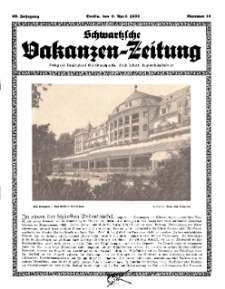 Schwartzsche Vokanzen-Zeitung, Jg. 69, 1939, Nr 14
