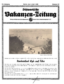 Schwartzsche Vokanzen-Zeitung, Jg. 69, 1939, Nr 27