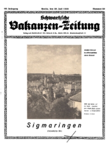 Schwartzsche Vokanzen-Zeitung, Jg. 69, 1939, Nr 29