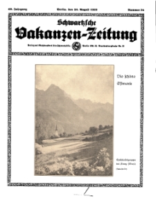 Schwartzsche Vokanzen-Zeitung, Jg. 69, 1939, Nr 34