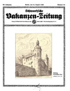 Schwartzsche Vokanzen-Zeitung, Jg. 69, 1939, Nr 35