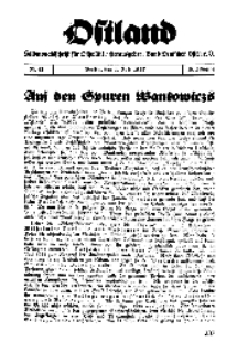 Ostland : Halbmonatsschrift für Ostpolitik, Jg. 18, 1937, Nr 13.