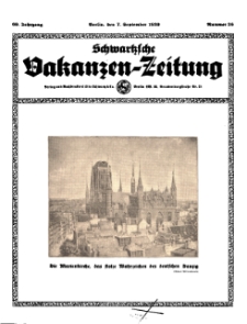 Schwartzsche Vokanzen-Zeitung, Jg. 69, 1939, Nr 36