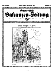 Schwartzsche Vokanzen-Zeitung, Jg. 69, 1939, Nr 38