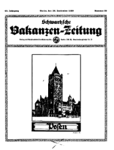 Schwartzsche Vokanzen-Zeitung, Jg. 69, 1939, Nr 39
