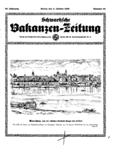 Schwartzsche Vokanzen-Zeitung, Jg. 69, 1939, Nr 40