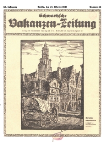 Schwartzsche Vokanzen-Zeitung, Jg. 69, 1939, Nr 42