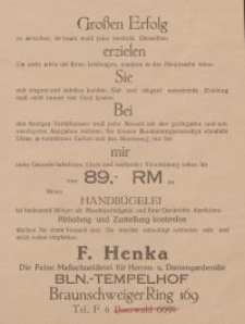 Großen Erfolg zu erreichen, ist heute wohl… - ulotka