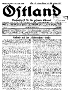 Ostland : Wochenschrift für die gesamte Ostmark, Jg. 14, 1933, Nr 9.