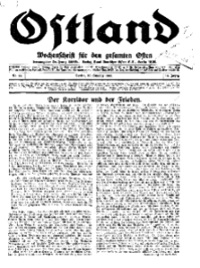 Ostland : Wochenschrift für die gesamte Ostmark, Jg. 14, 1933, Nr 44.