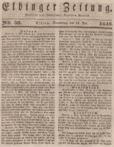 Elbinger Zeitung, No. 58 Donnerstag, 14. Mai 1846