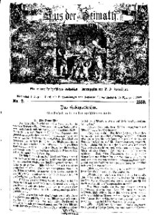 Aus der Heimath. Ein naturwissenschaftliches Volksblatt, 1859, No. 2.